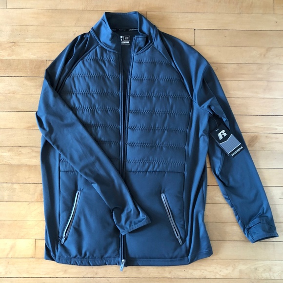 russell quilted hoodie